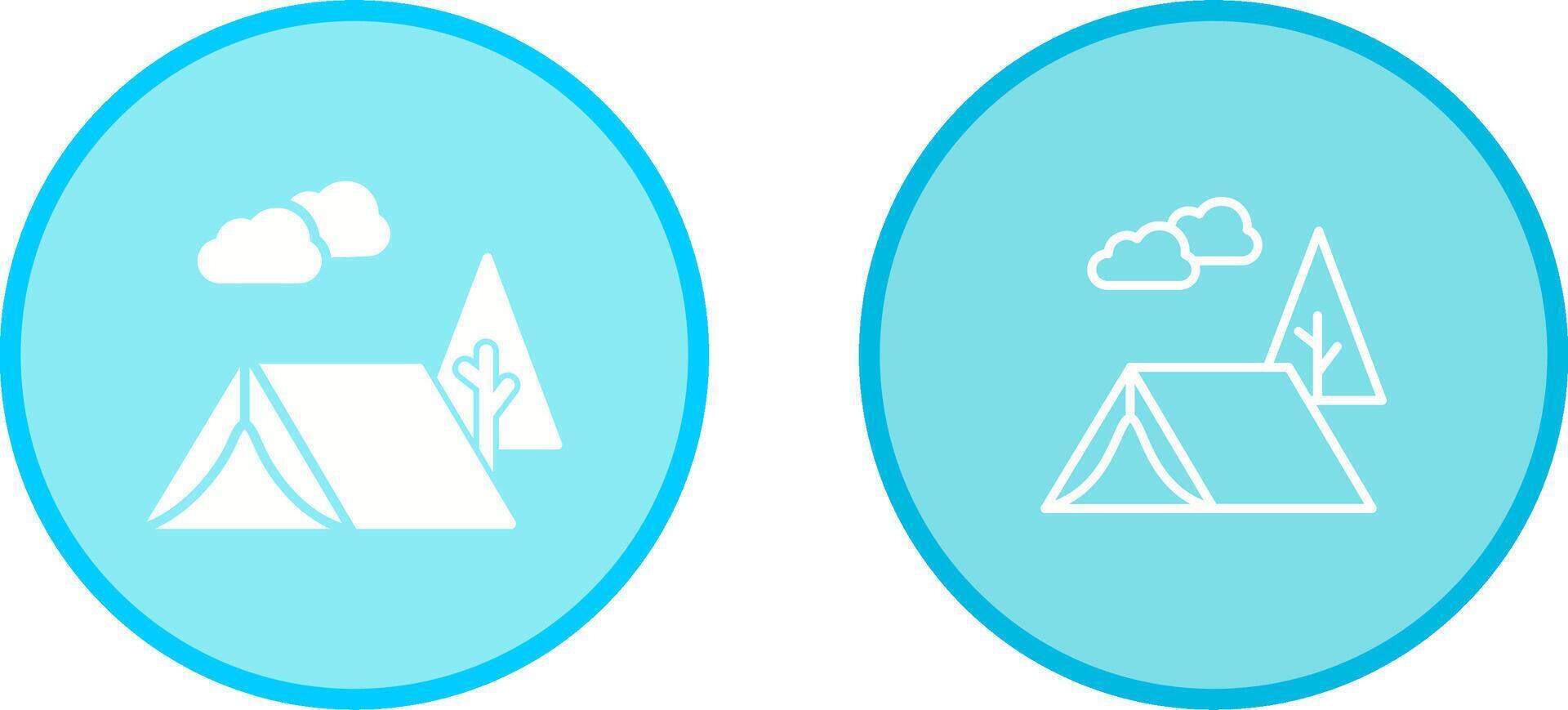Tent Vector Icon
