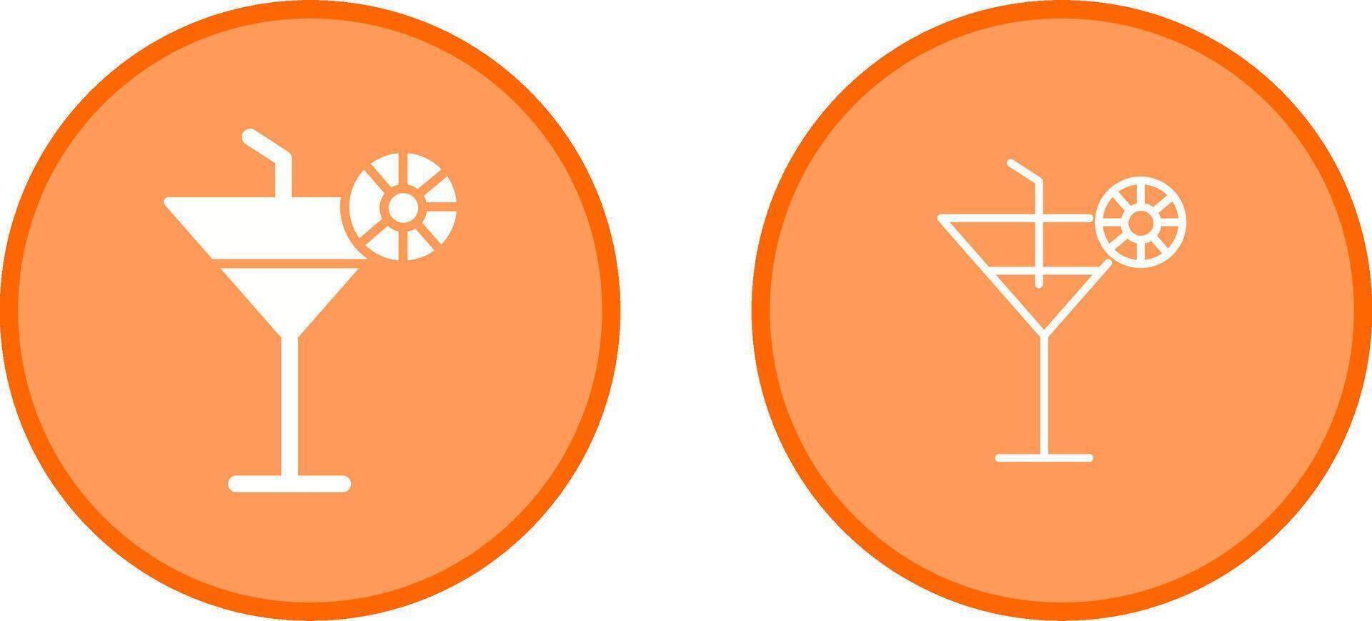 Cocktail Drink Vector Icon