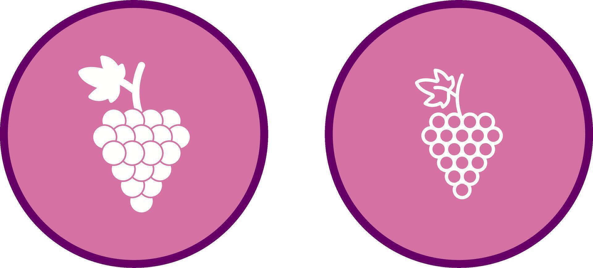 Grapes Vector Icon