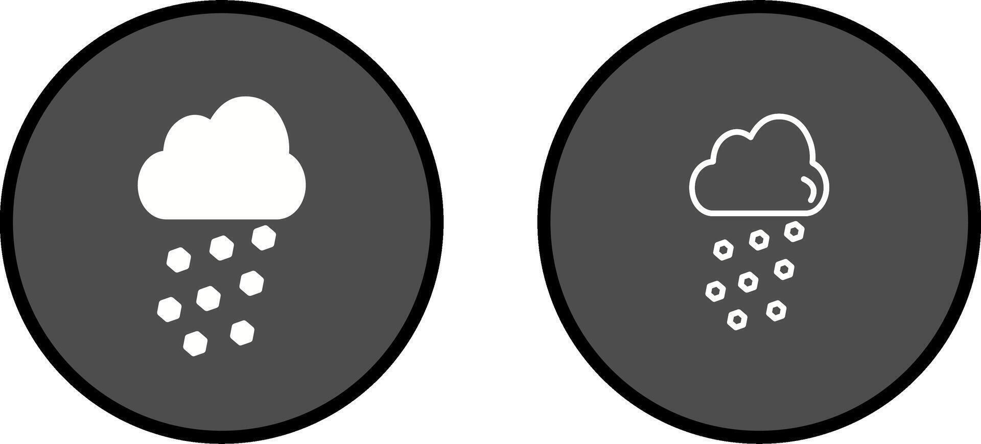 Hail Vector Icon