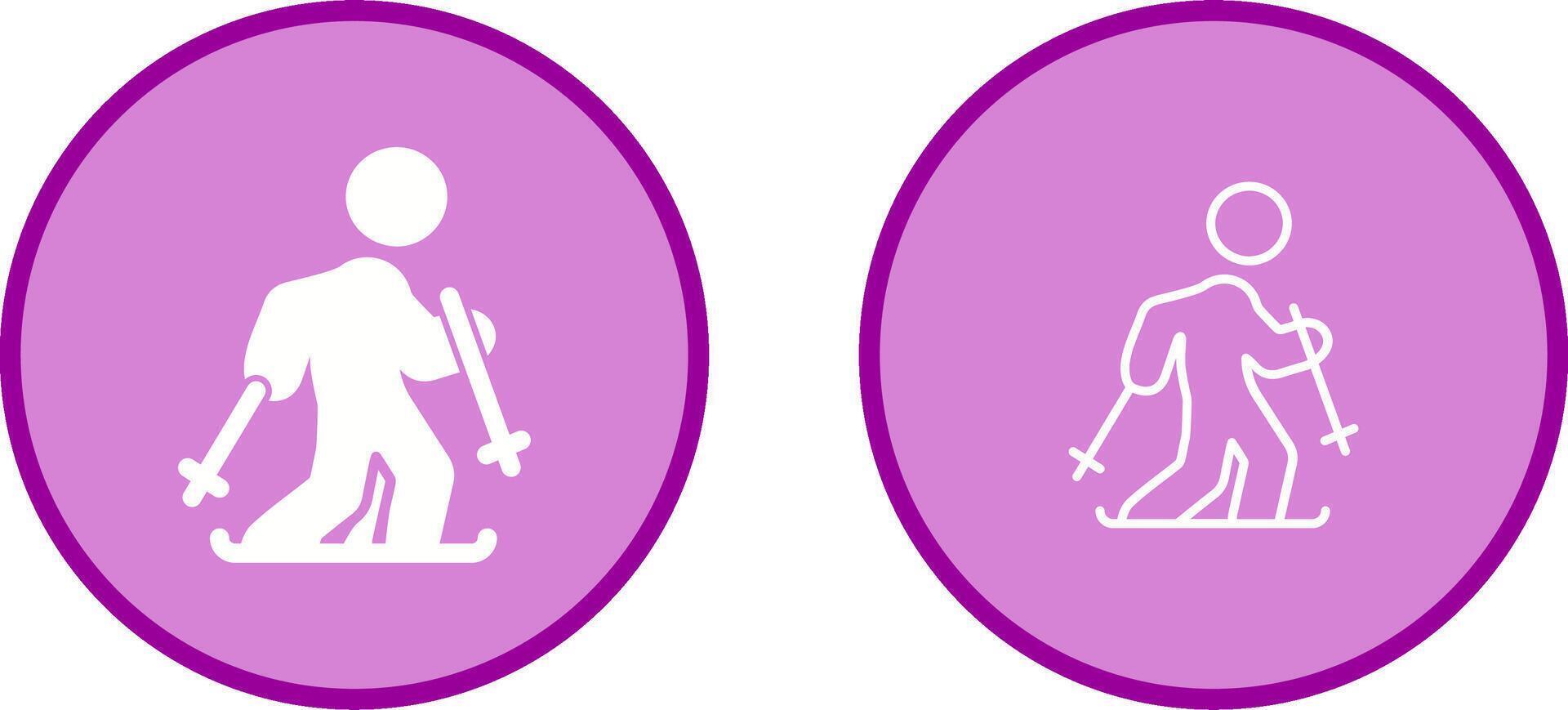 Ski Vector Icon