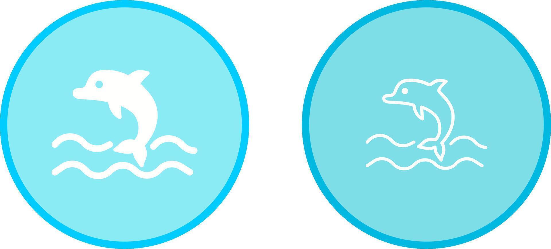 Dolphin Vector Icon