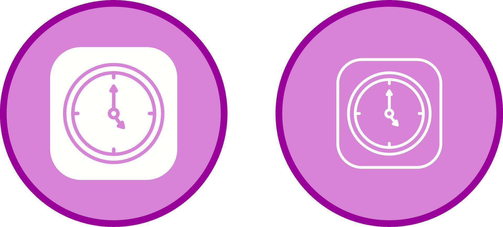 Clock Vector Icon