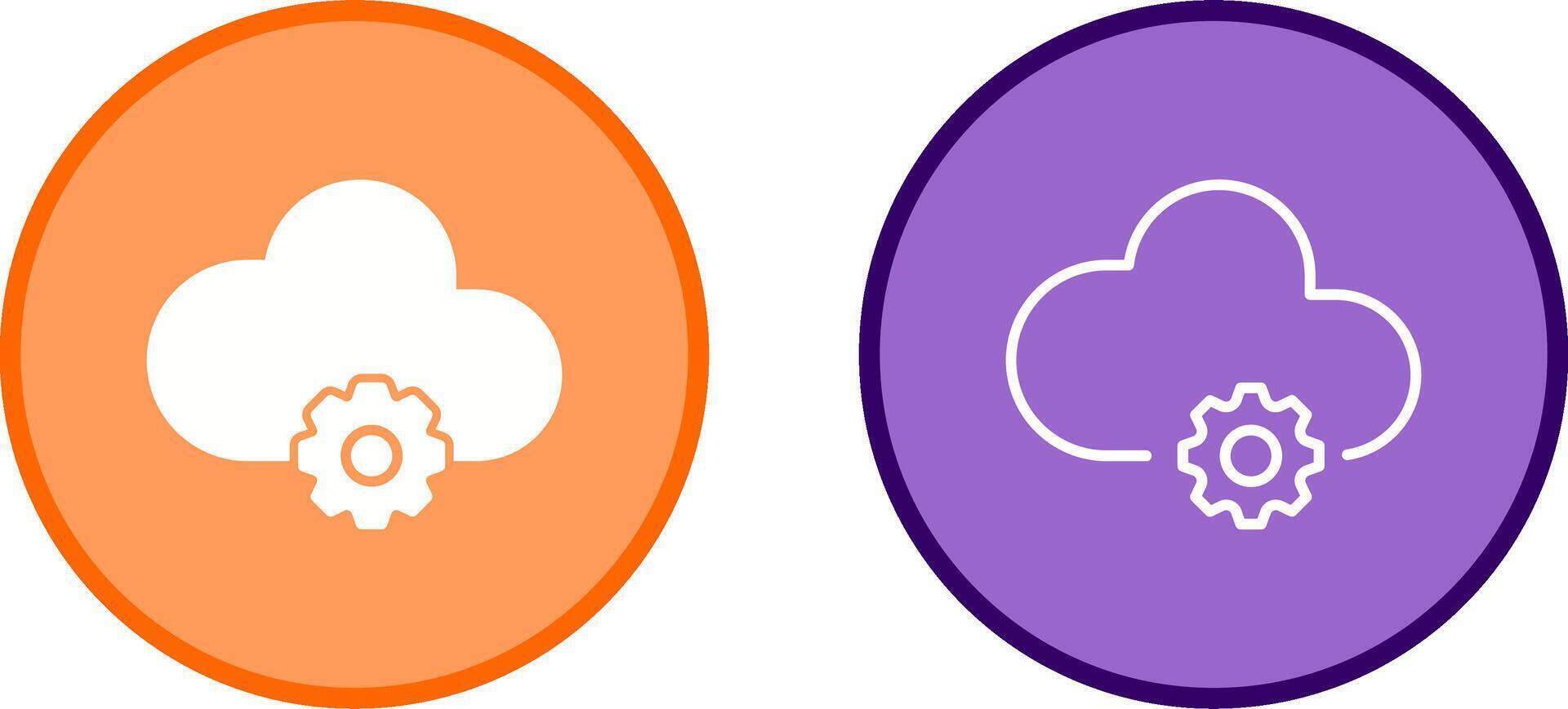 Cloud Computing Vector Icon