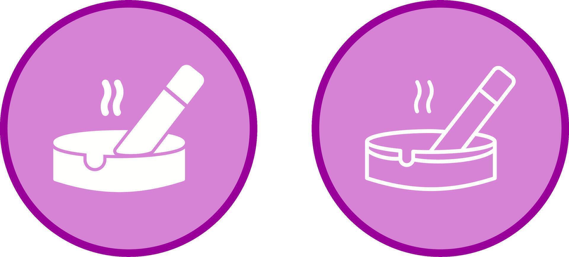 Ashtray Vector Icon