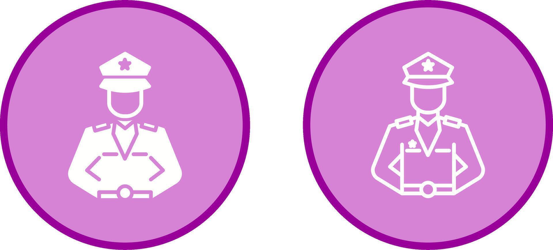 Police Man Vector Icon