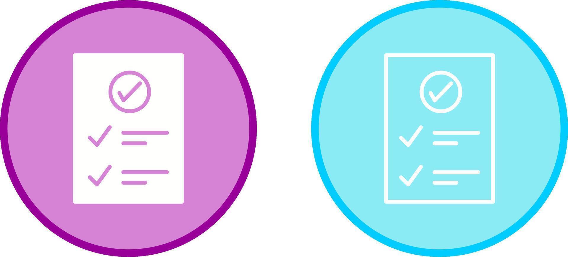 Check Up List Vector Icon