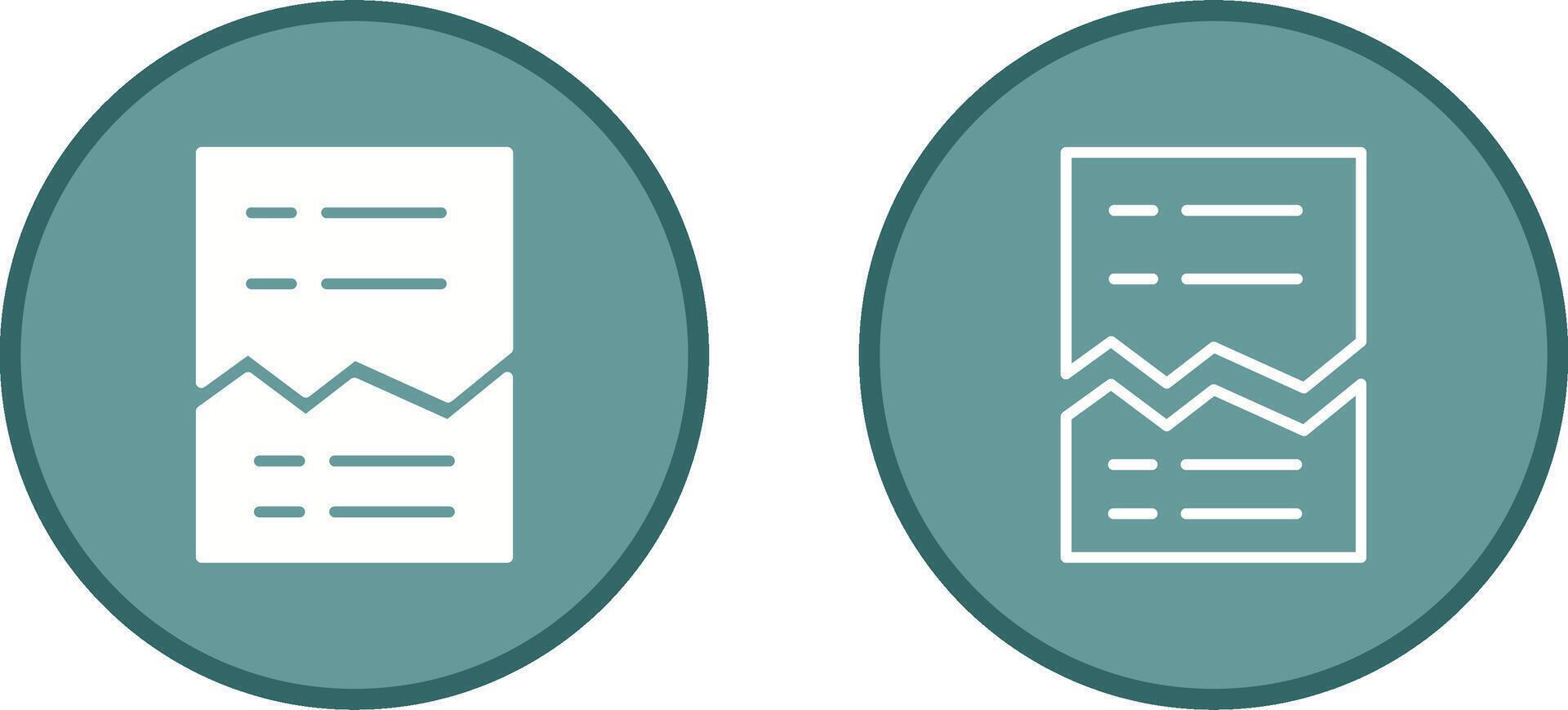 Corrupted List Vector Icon