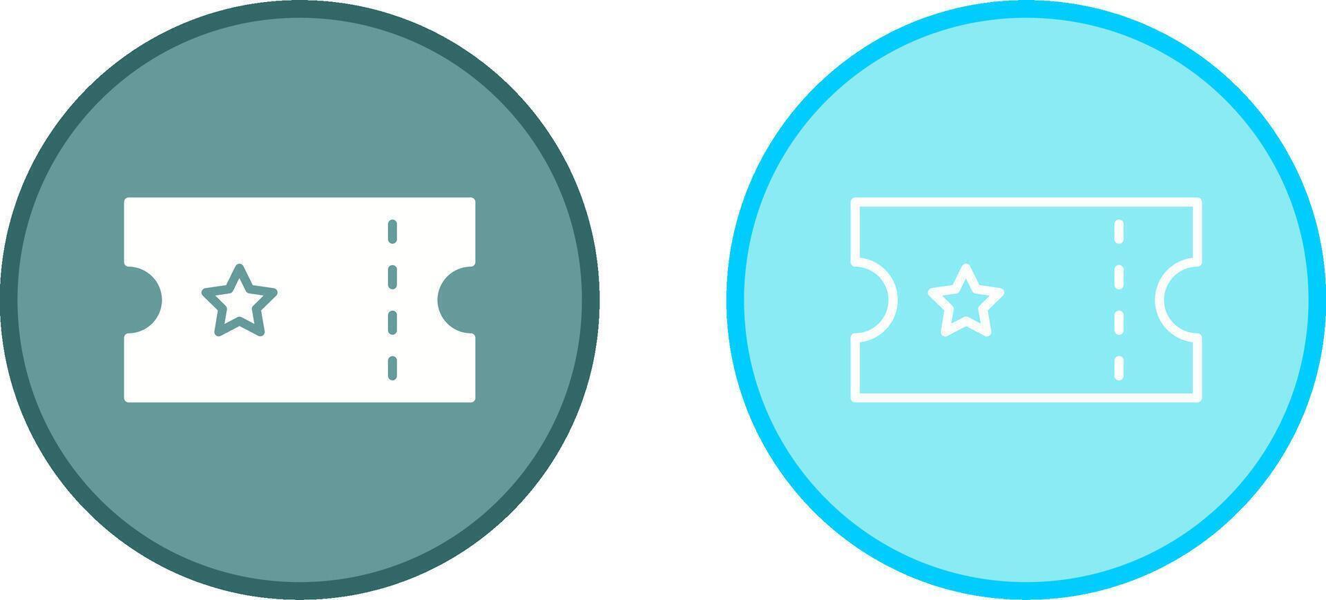 Ticket Vector Icon