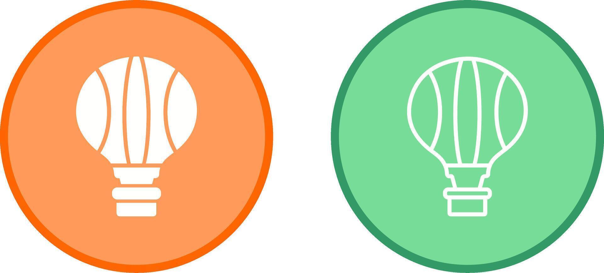 Hot Air Balloon Vector Icon
