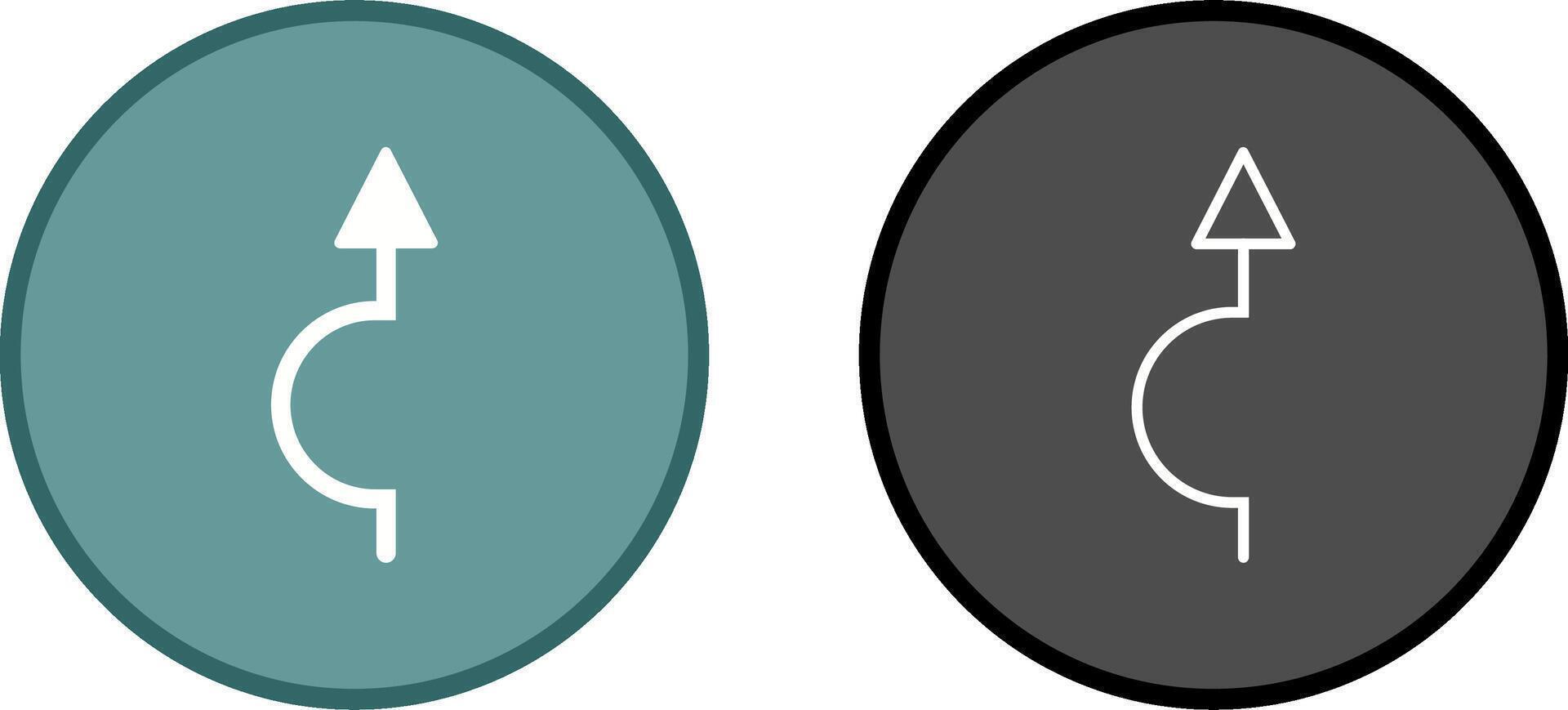 Arrow Pointing Up Vector Icon