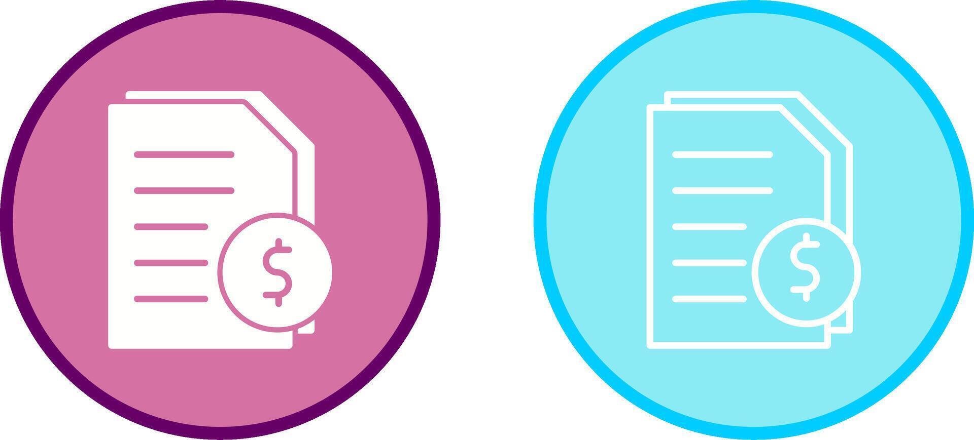 Invoices Vector Icon