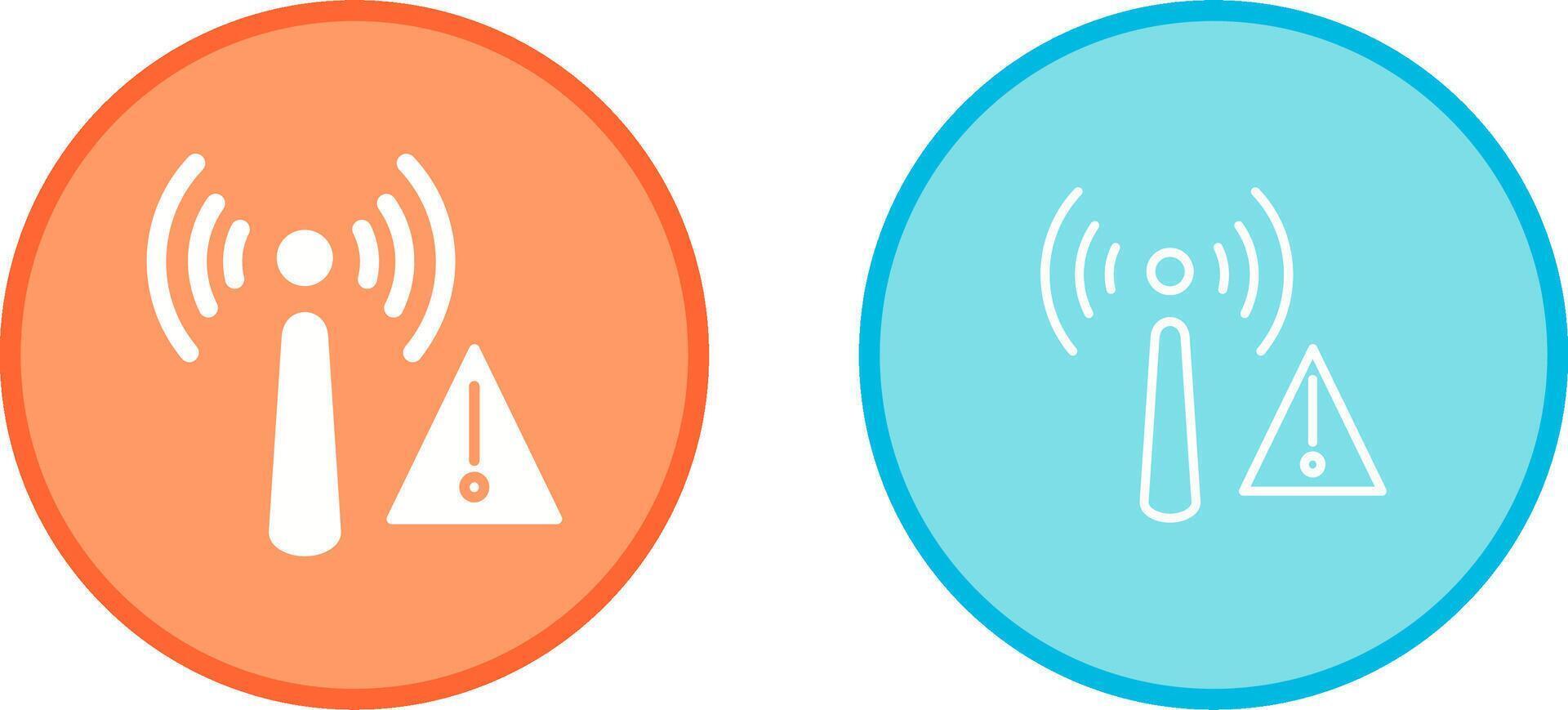 Non Ionizing Radiation Vector Icon