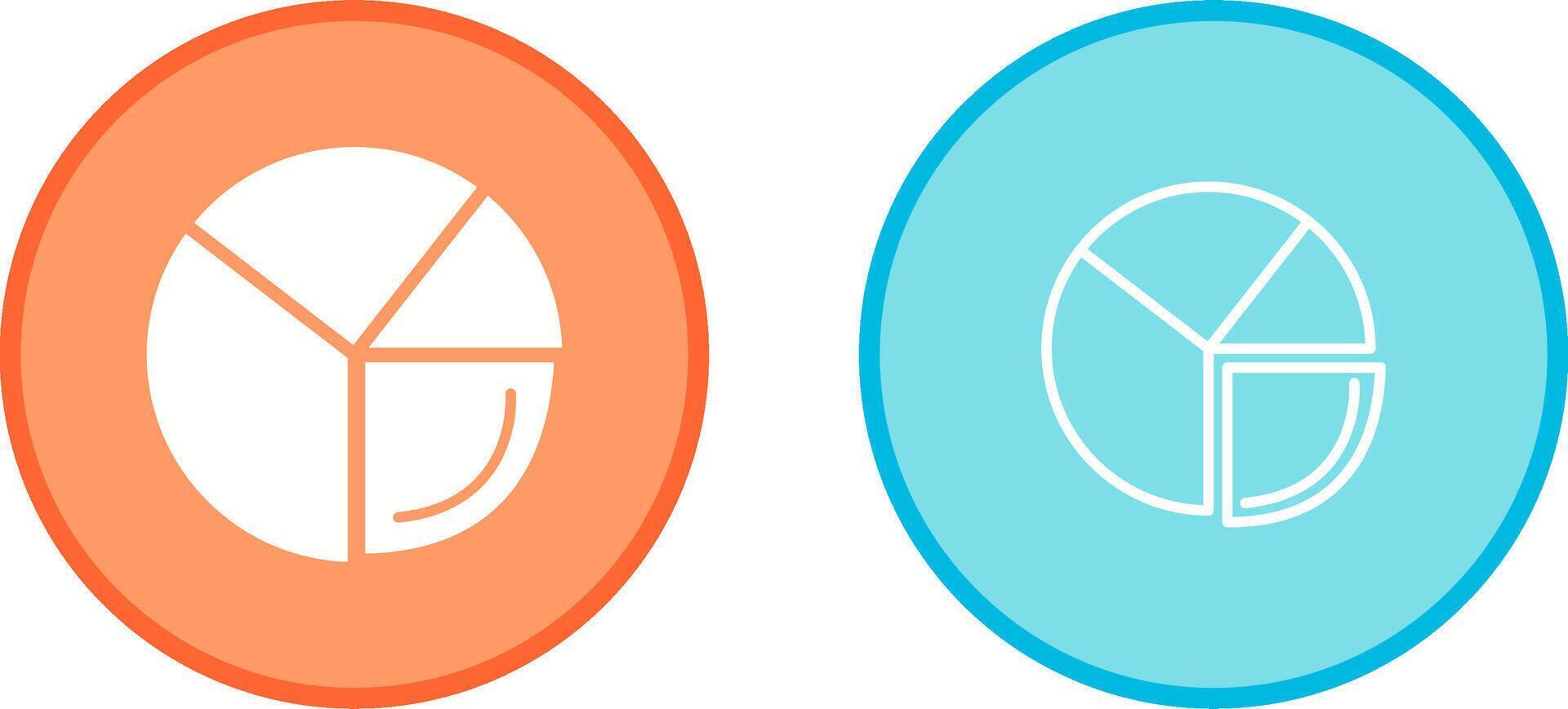 Pie Chart Analysis Vector Icon