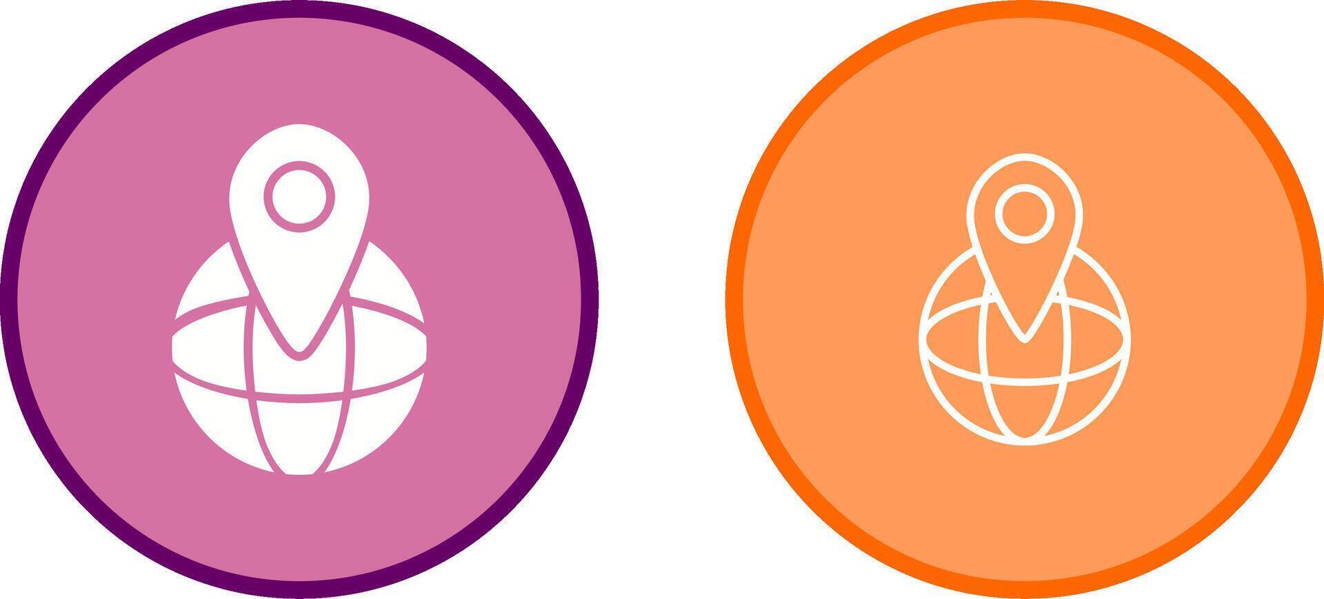 Global Locations Vector Icon