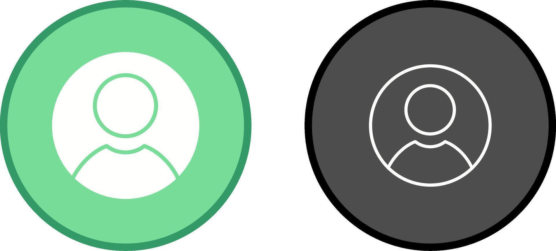 Male Profile Vector Icon