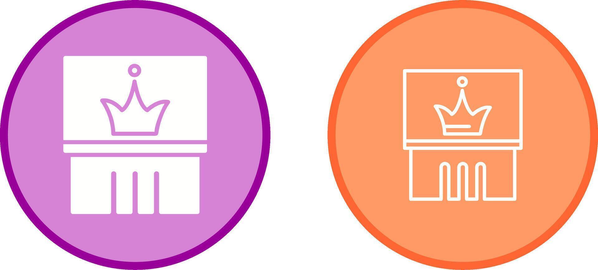 Crown Exhibit Vector Icon