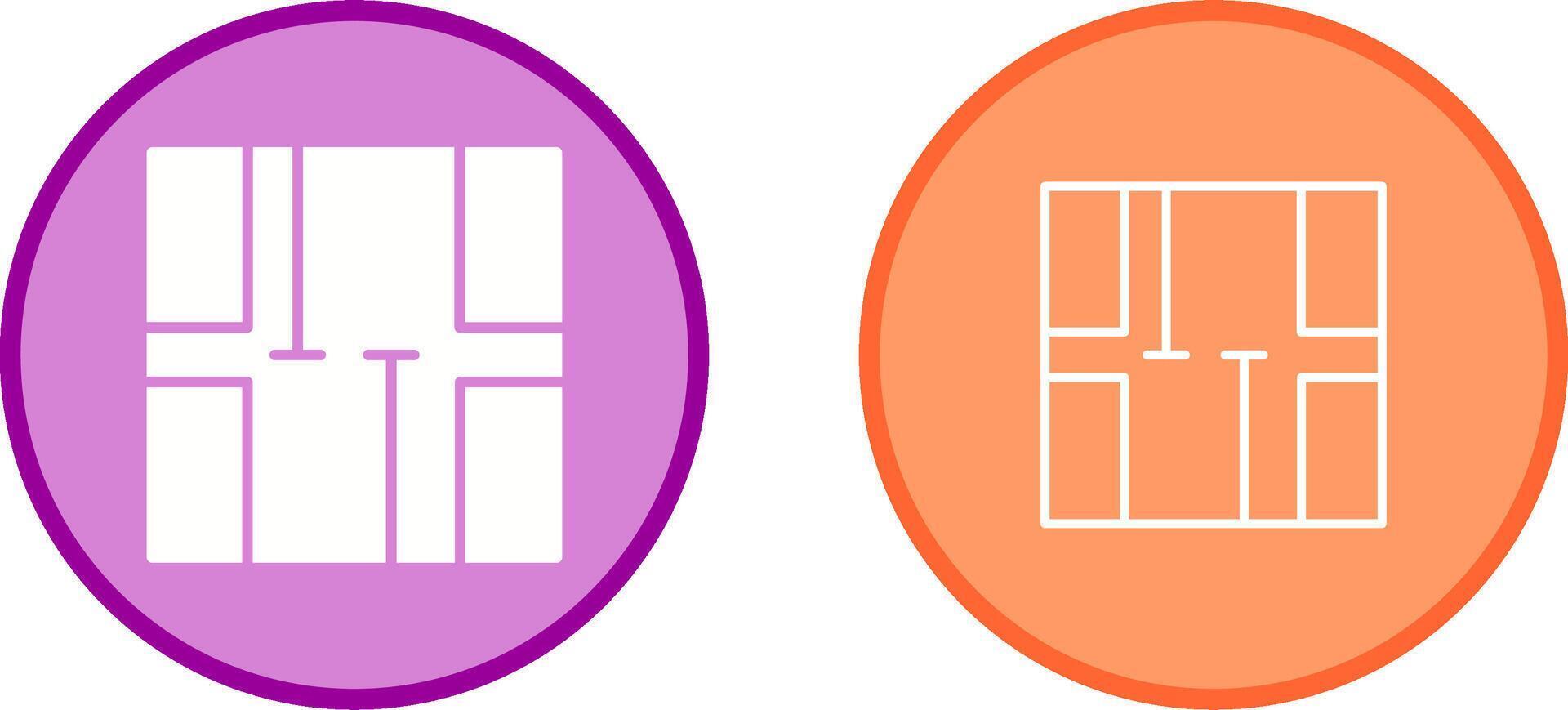 Evacuation Plan Vector Icon
