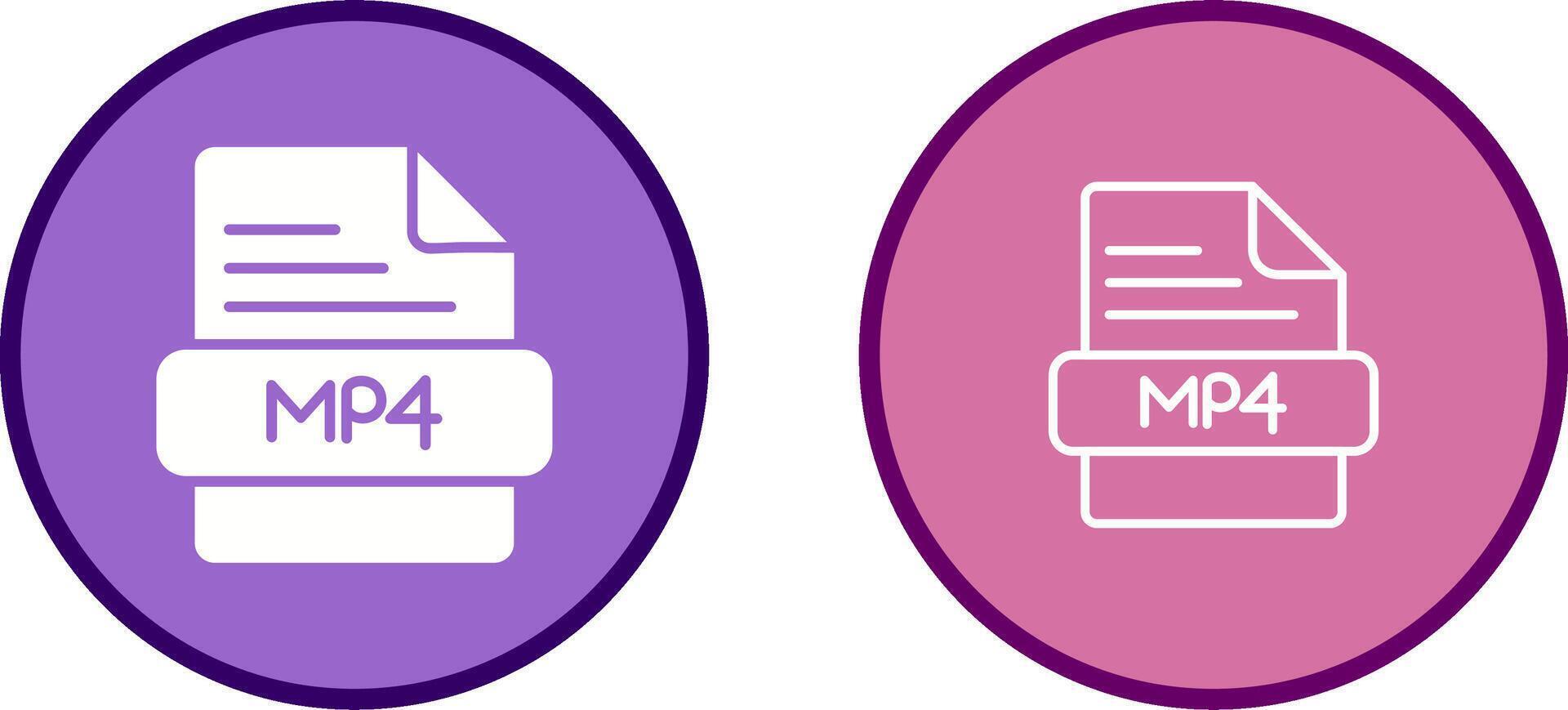 MP4 Vector Icon