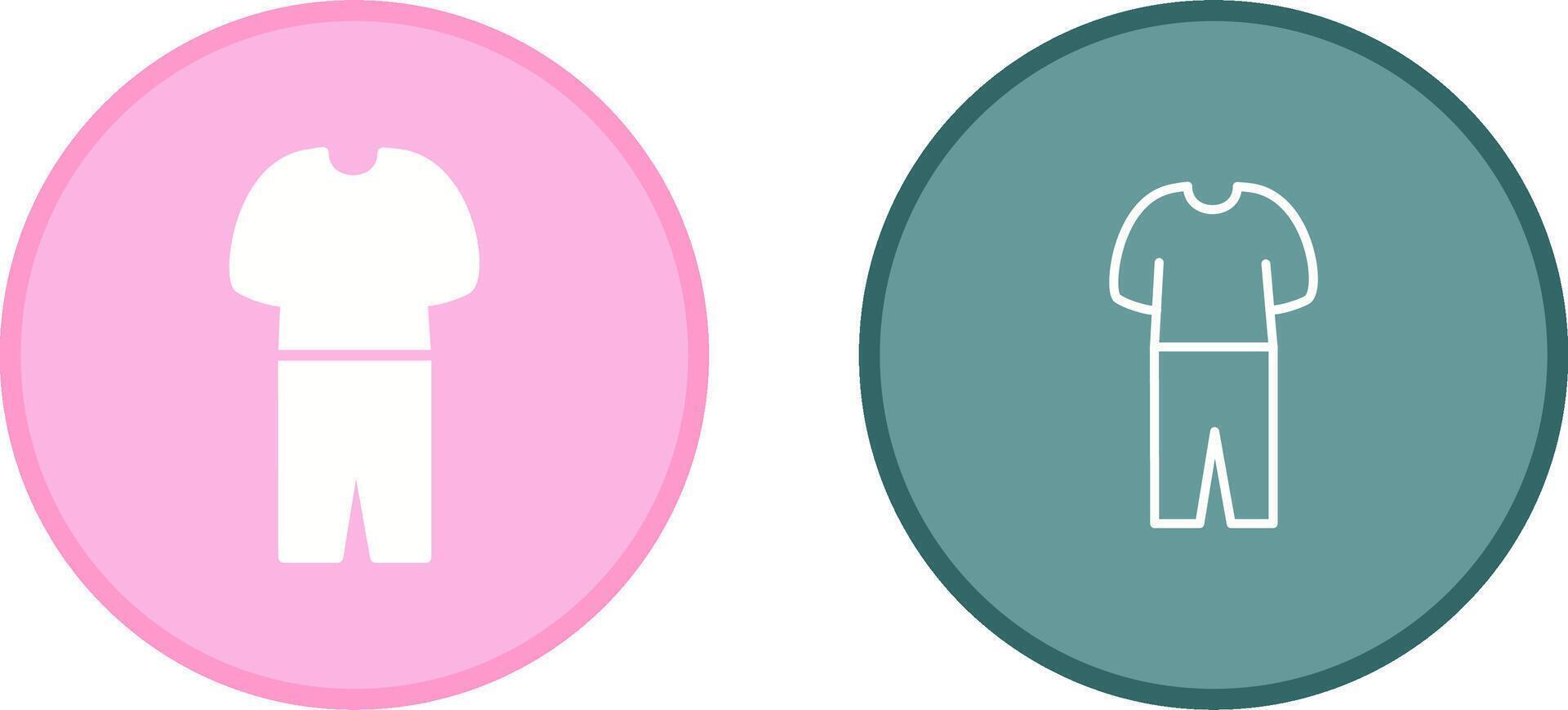 Pyjamas Suit Vector Icon