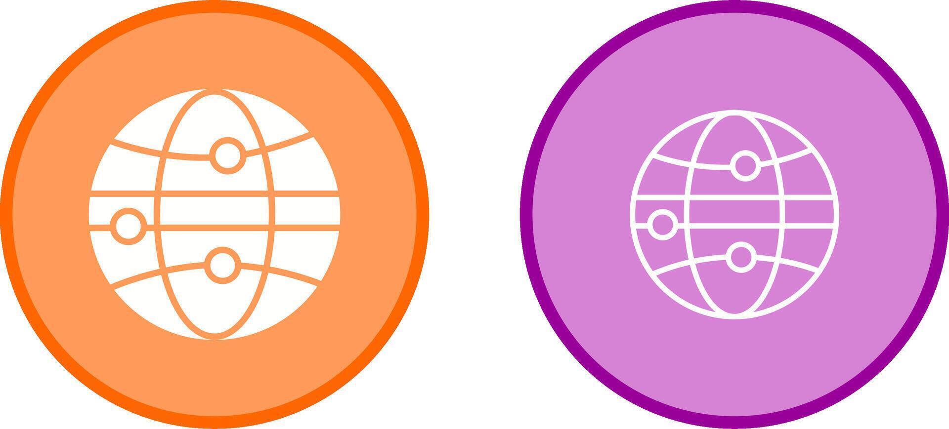 Globe III Vector Icon
