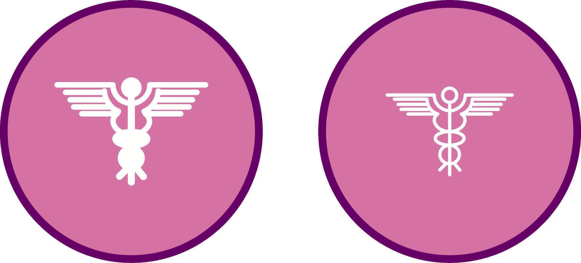 Caduceus Vector Icon