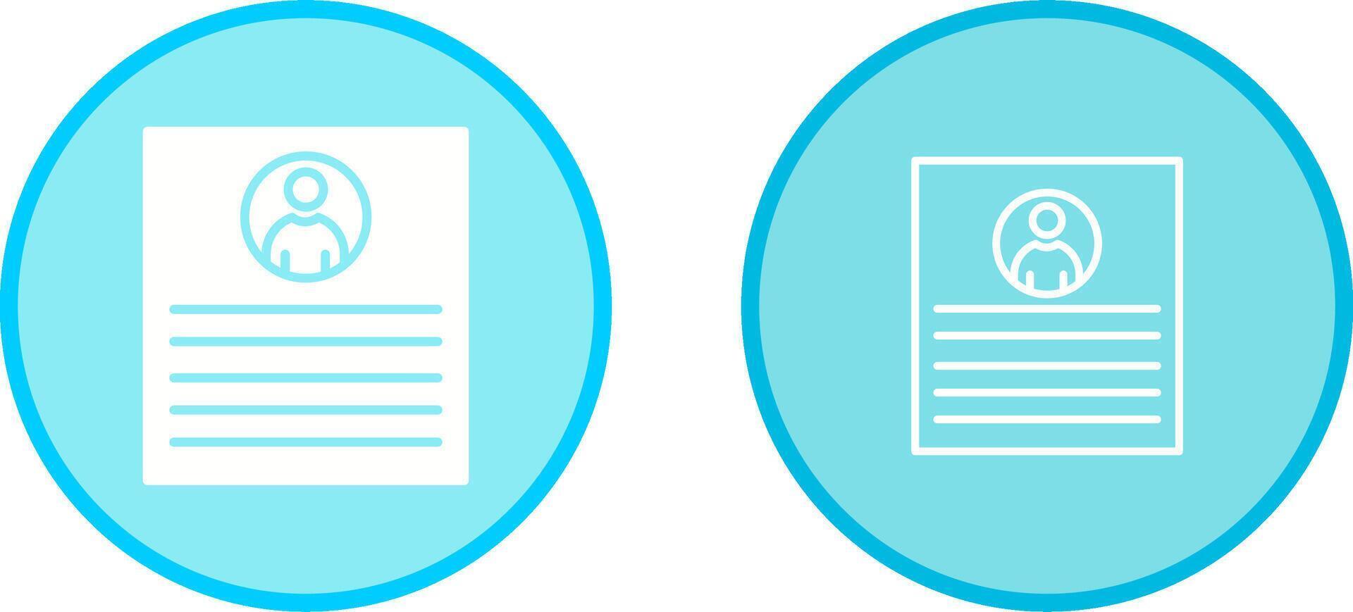 Client Profile Vector Icon