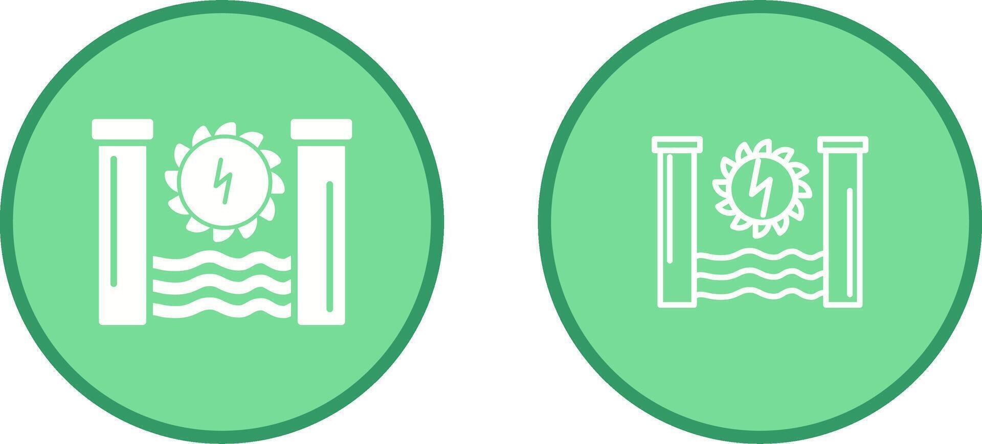 Hydro Power Vector Icon