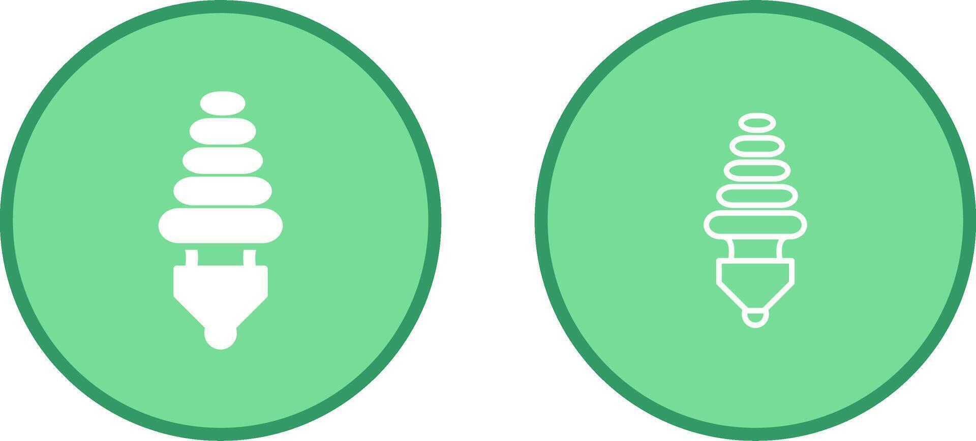 Energy Saver Bulb Vector Icon