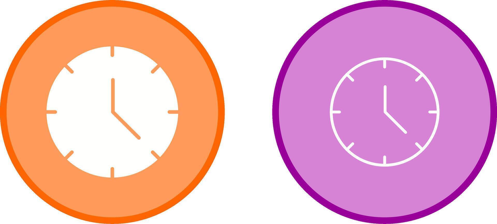 Clock Vector Icon