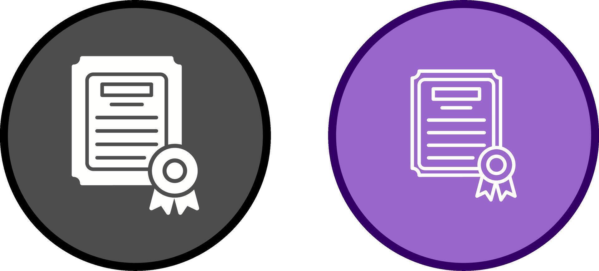 Diploma Vector Icon
