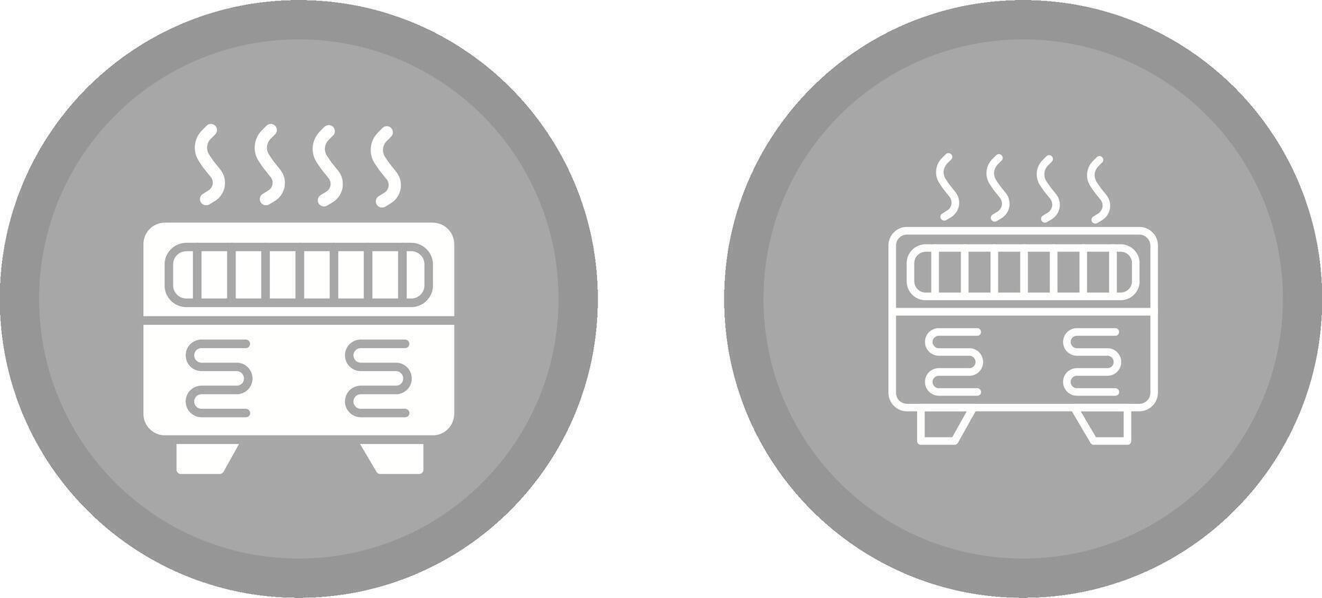 Convection Heater Vector Icon