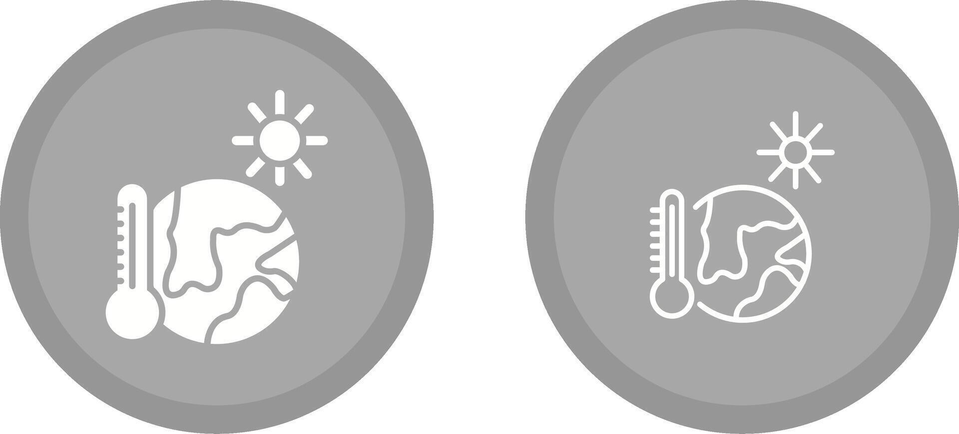 icono de vector de temperatura