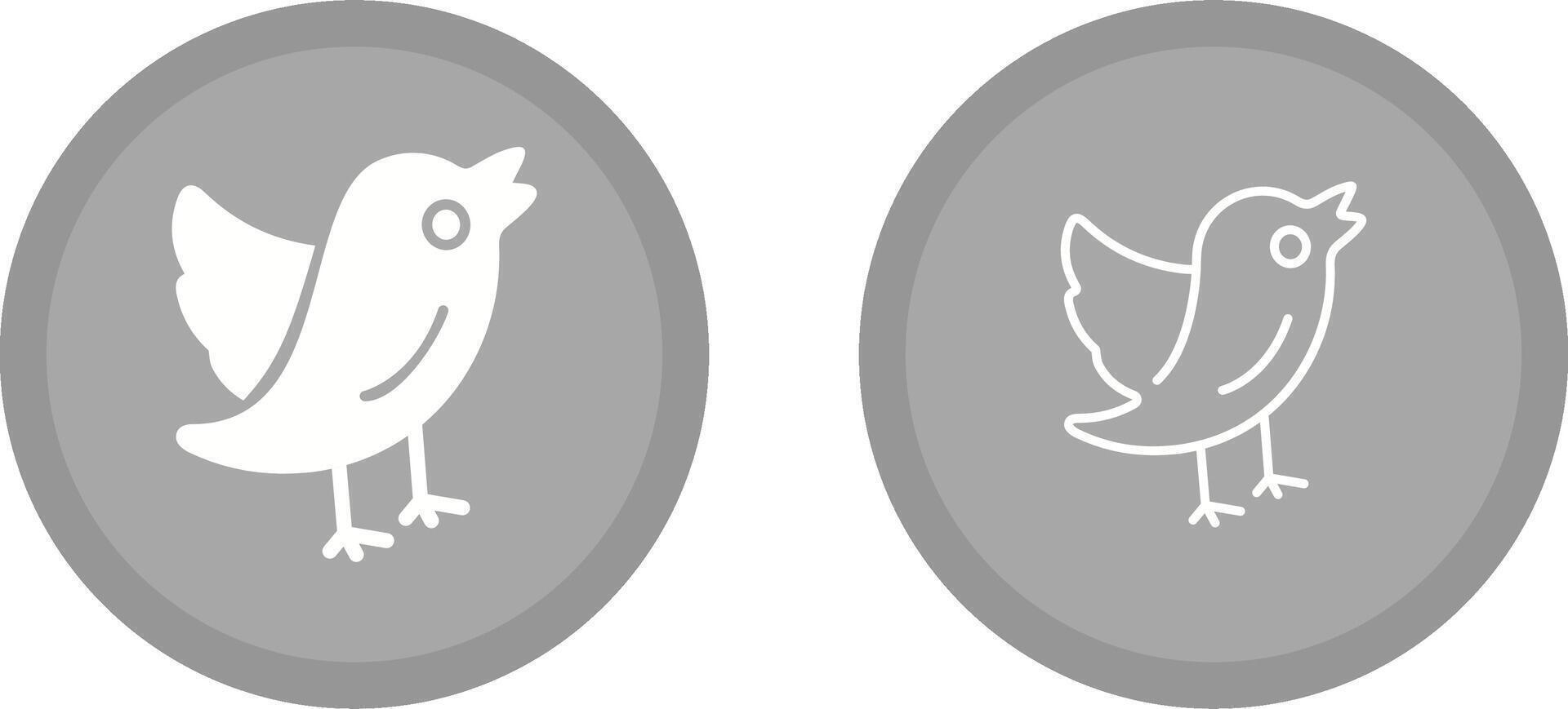 icono de vector de pájaro