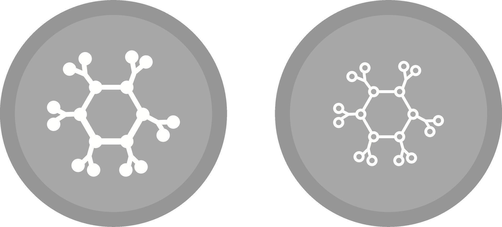 icono de vector de molécula