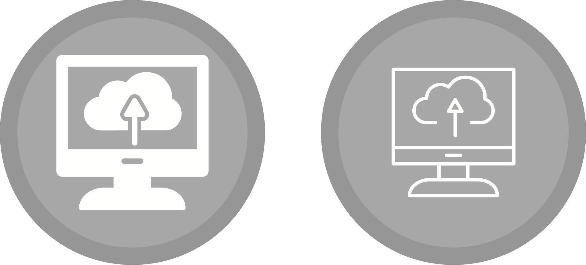 Cloud Backup Vector Icon