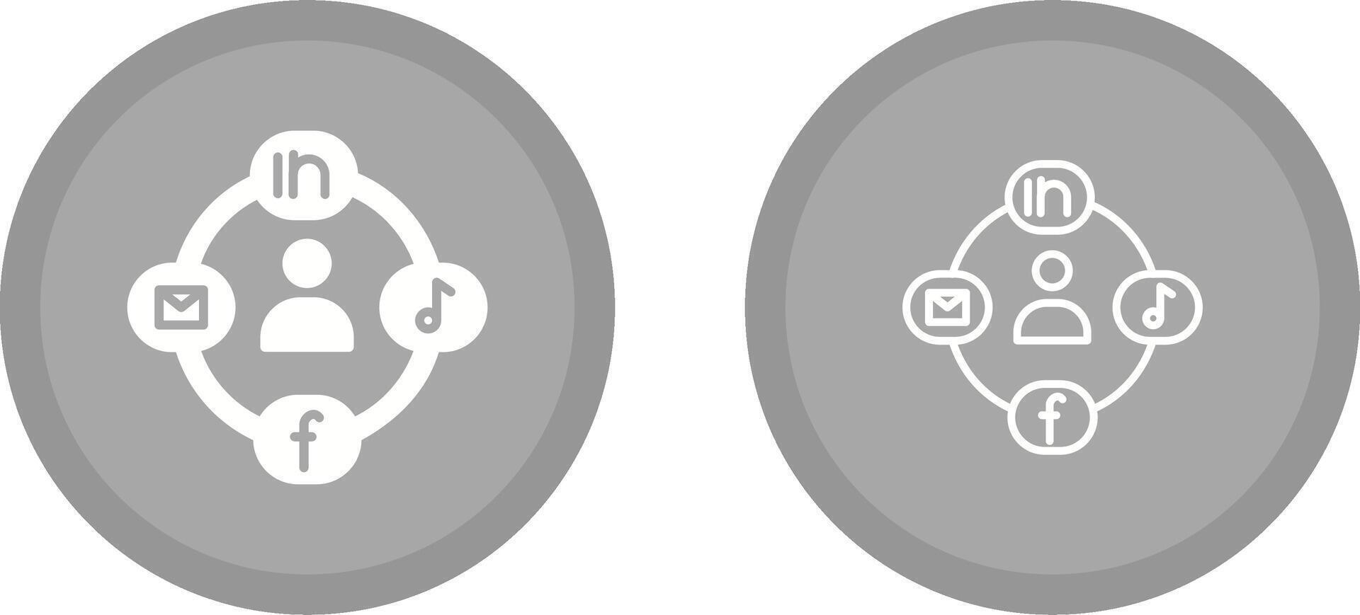 Social Circle Vector Icon