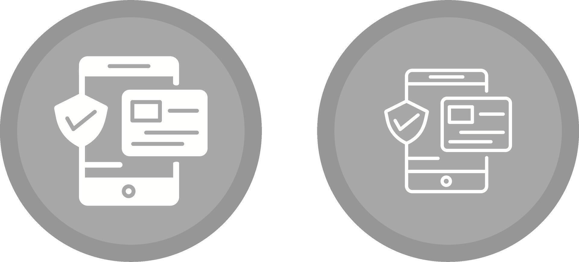 Secure Transactions Vector Icon