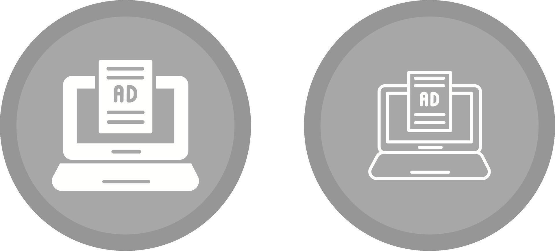 Internet Ads Vector Icon