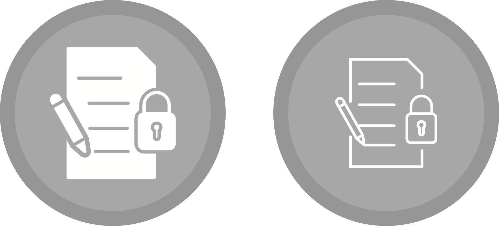 Confidentiality Vector Icon