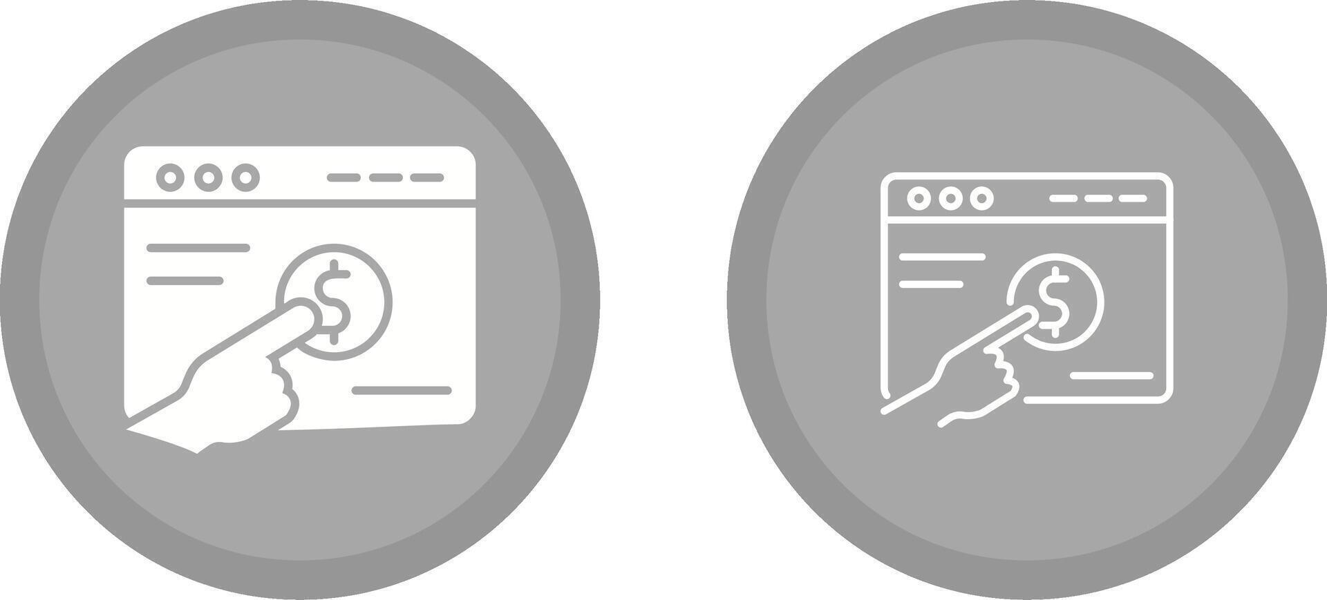 Pay Per Click Vector Icon