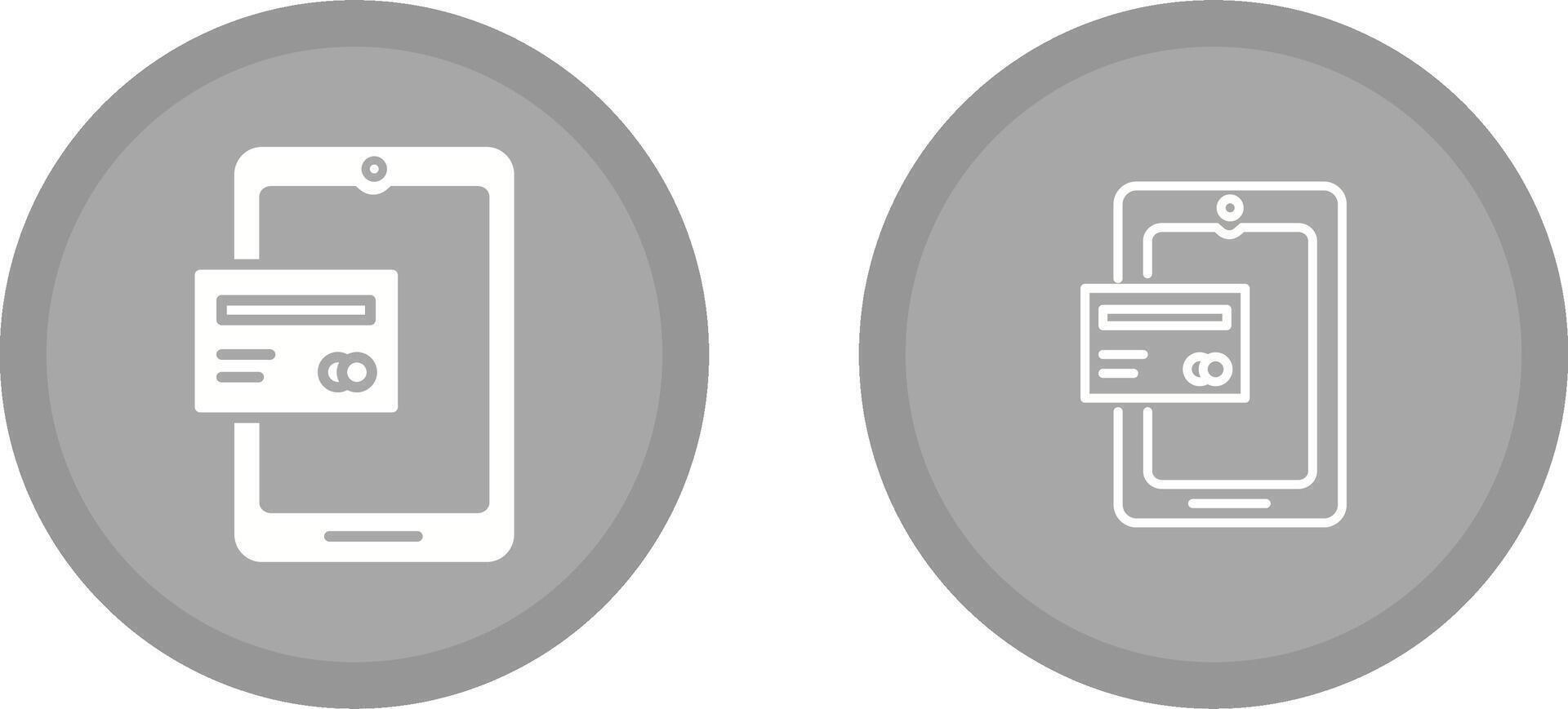 Mobile Banking Vector Icon