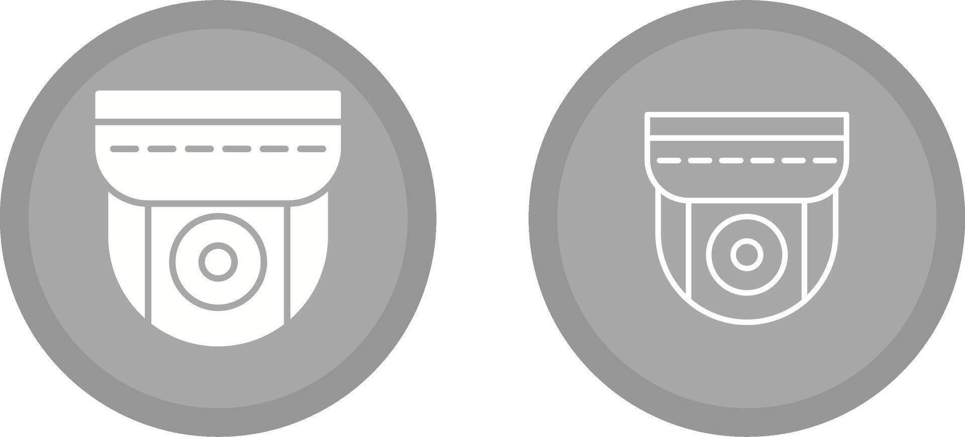 icono de vector de cámara de seguridad