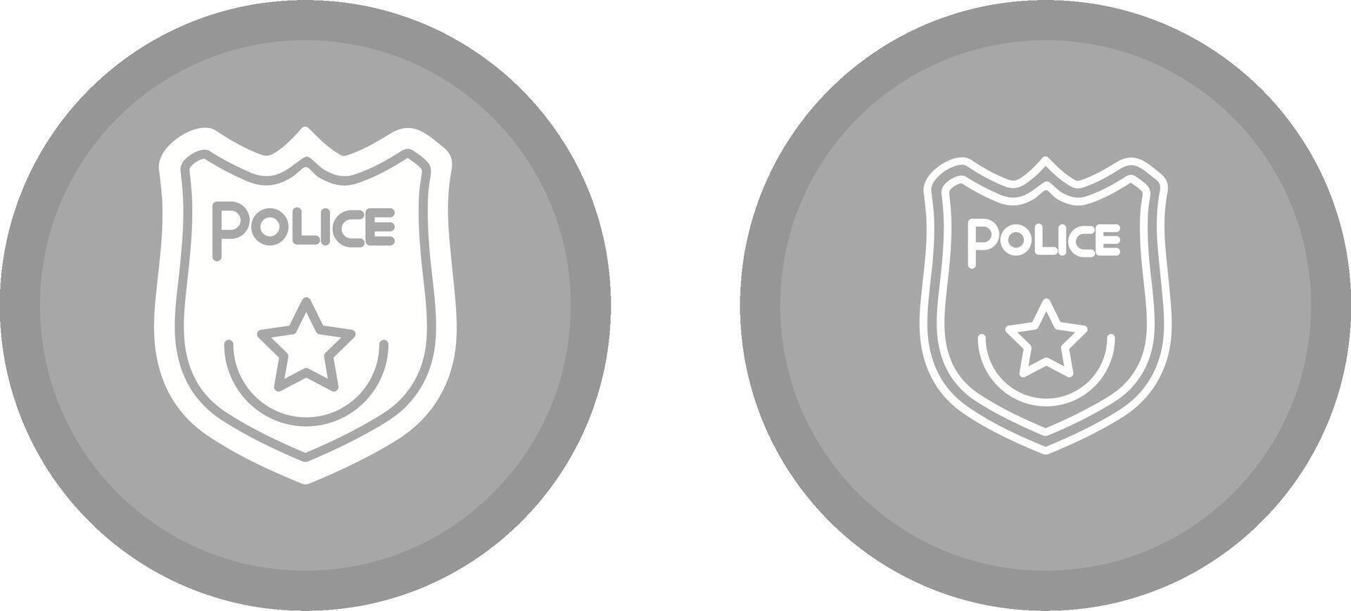 Police Badge Vector Icon
