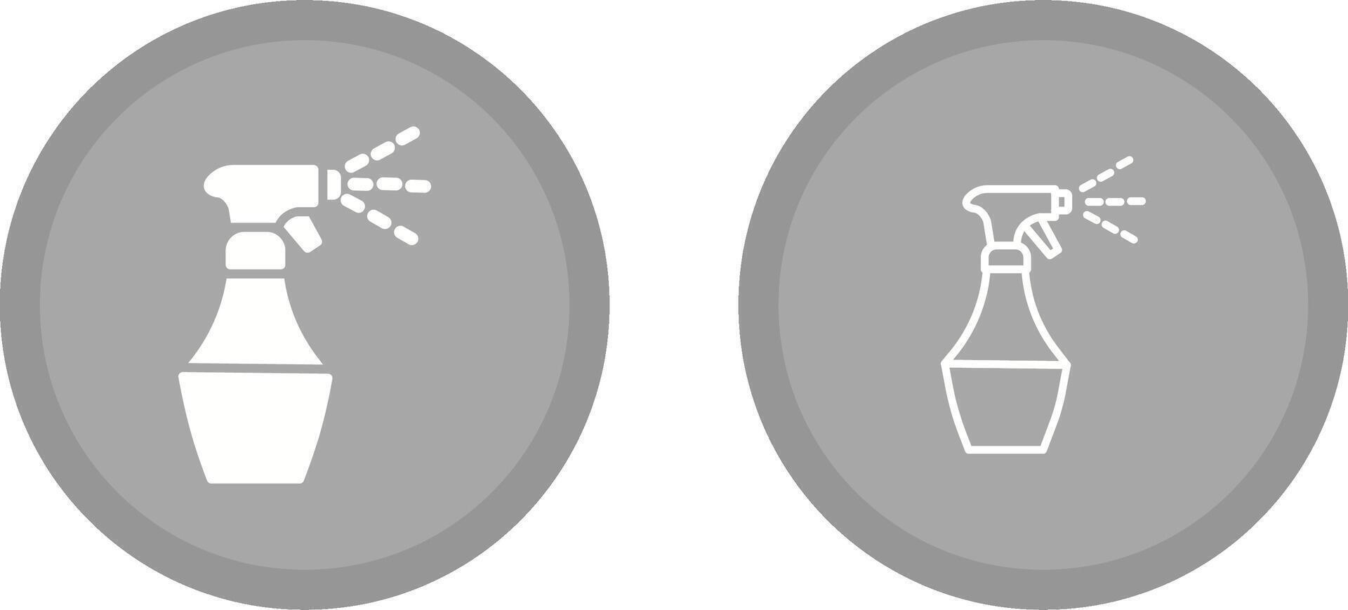 Water Spray Bottle Vector Icon