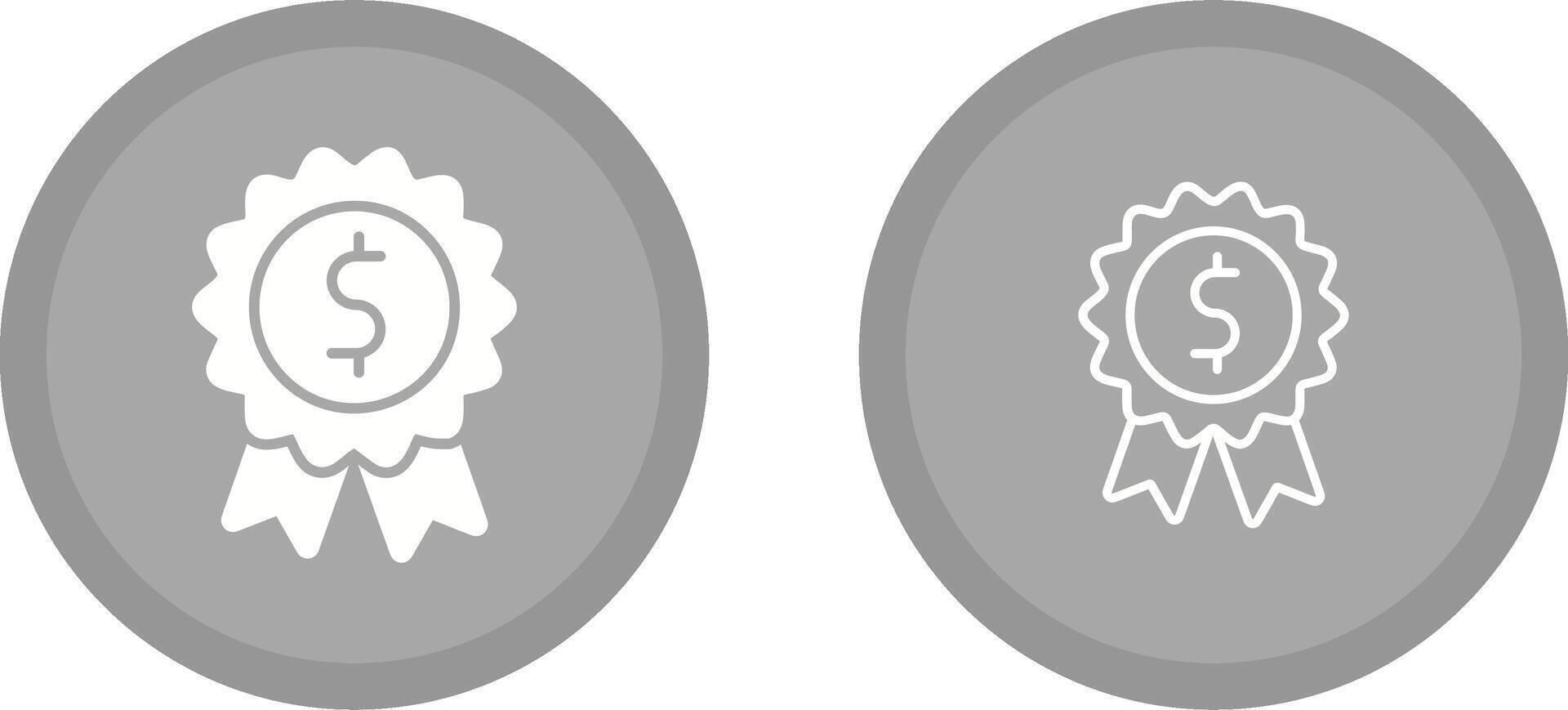 Dollar Badge Vector Icon