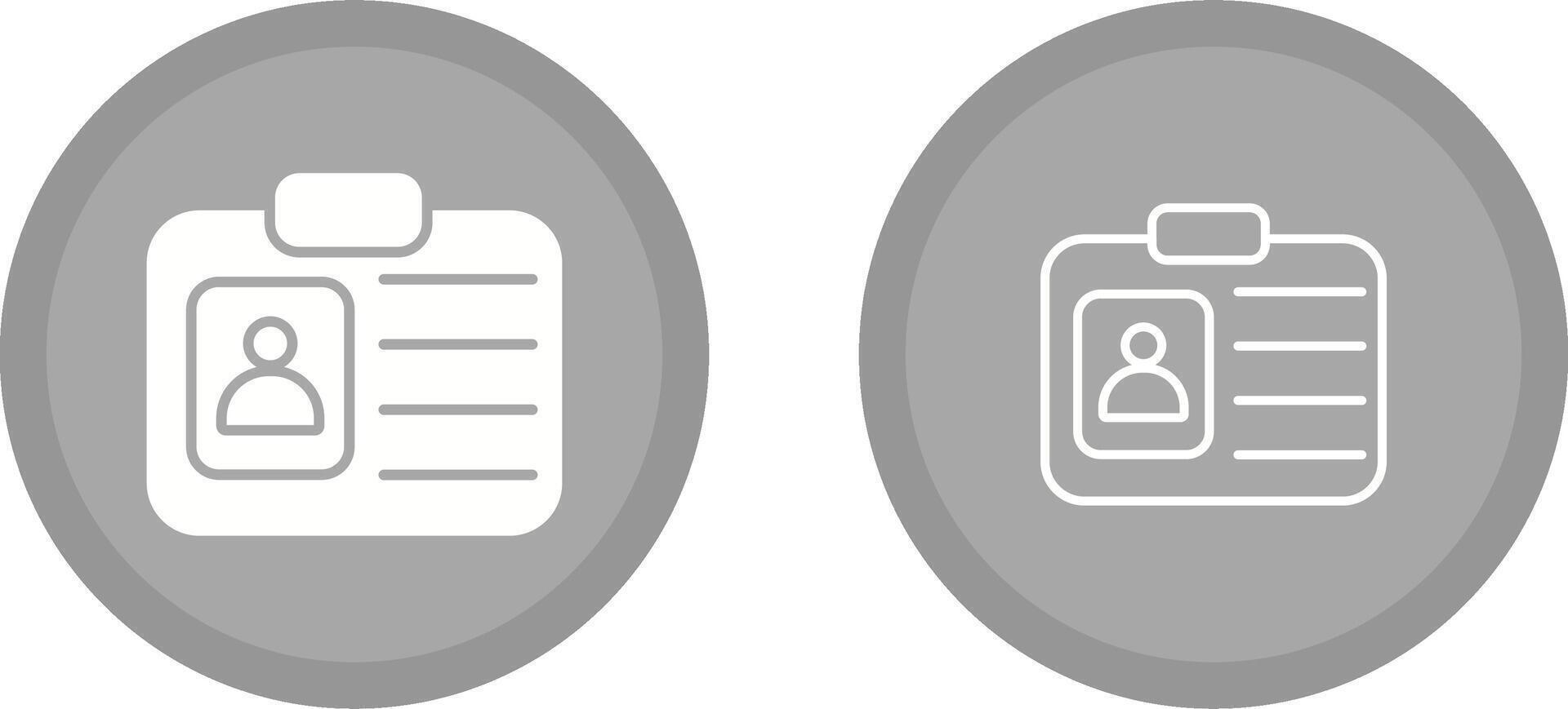 ID Card Vector Icon