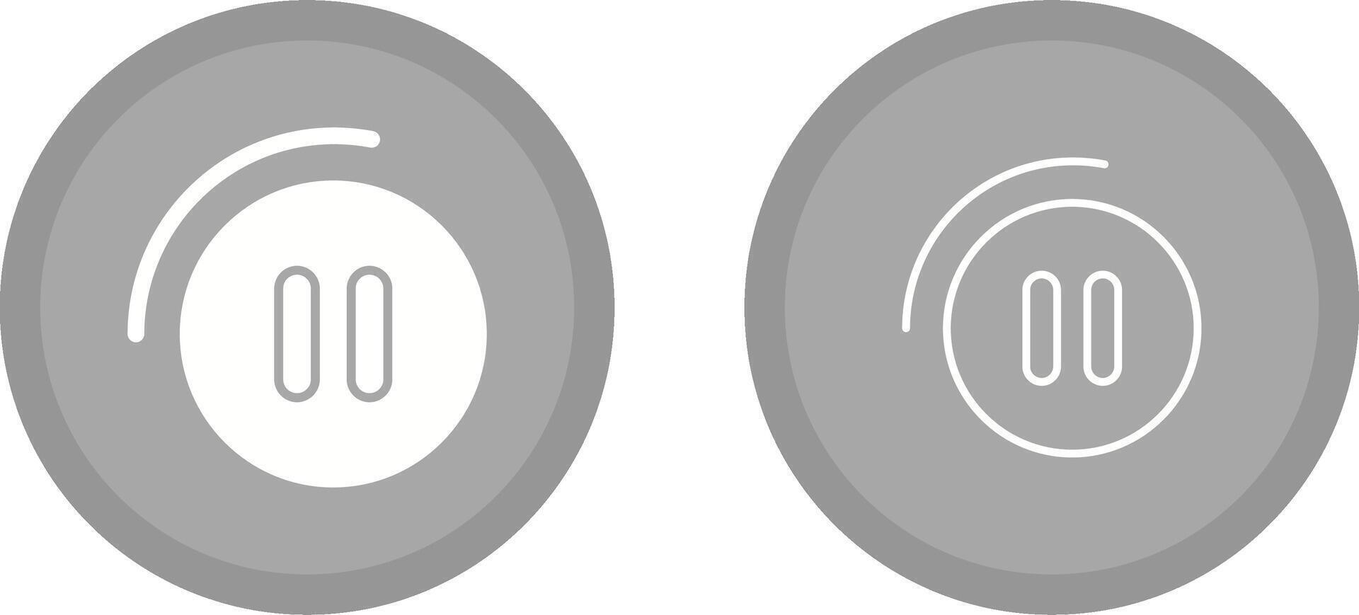 Pause Button Vector Icon