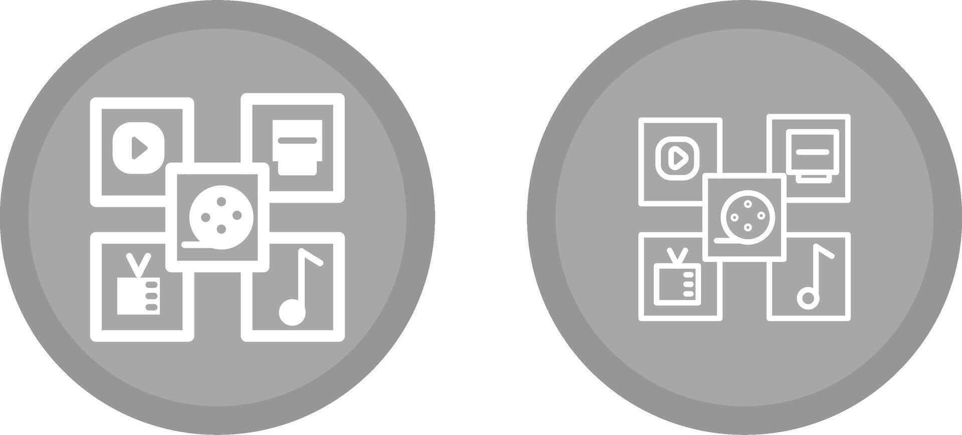 Multimedia Vector Icon