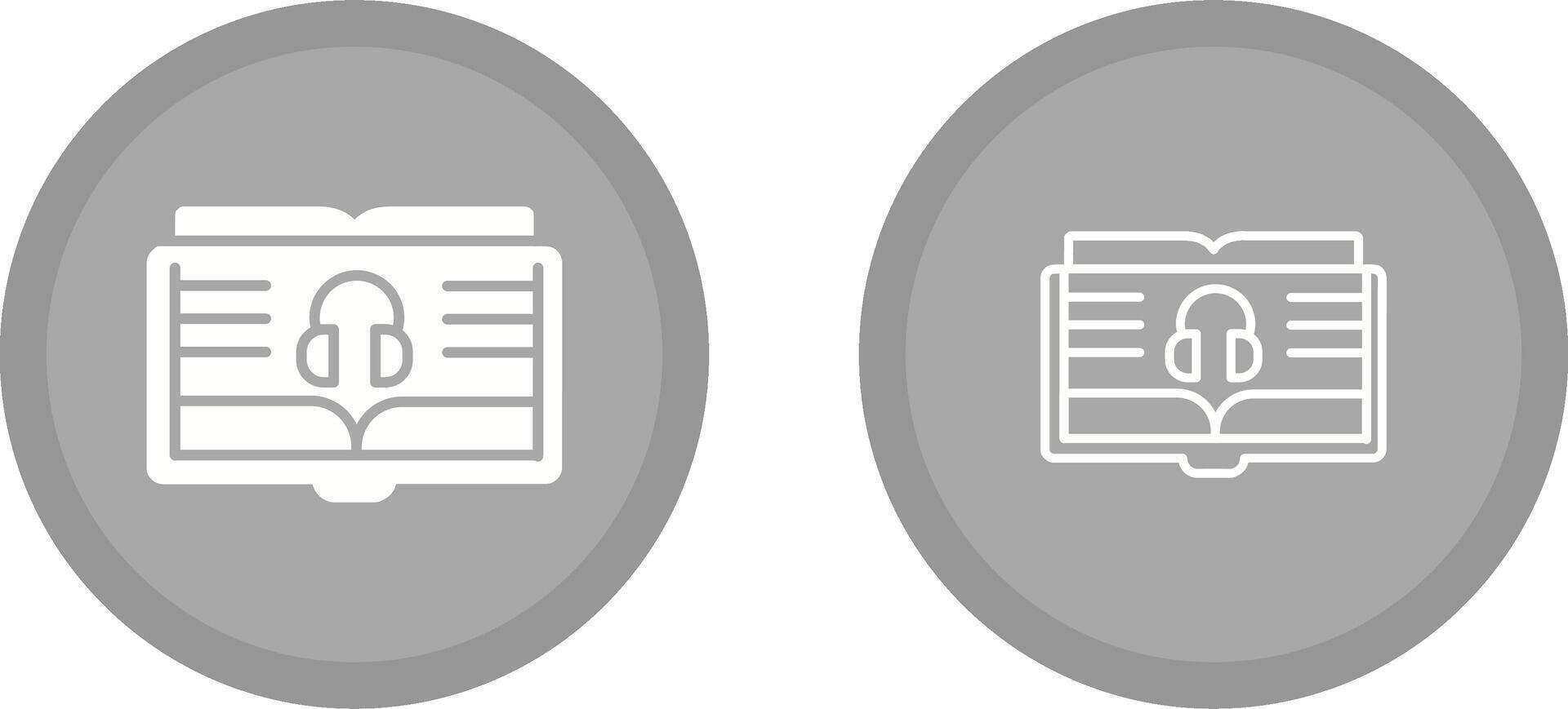 Audio Book Vector Icon